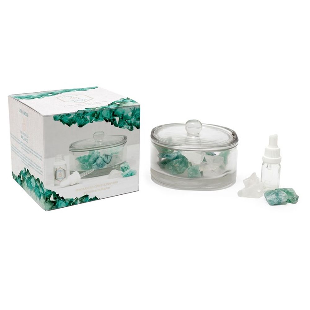 400g Green Fluorite Crystal Oil Diffuser