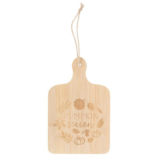 Pumpkin Season Bamboo Serving Board