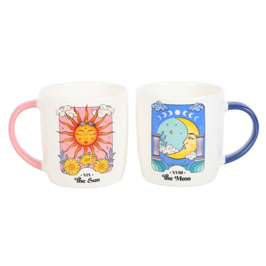 Sun and Moon Celestial Mug Set