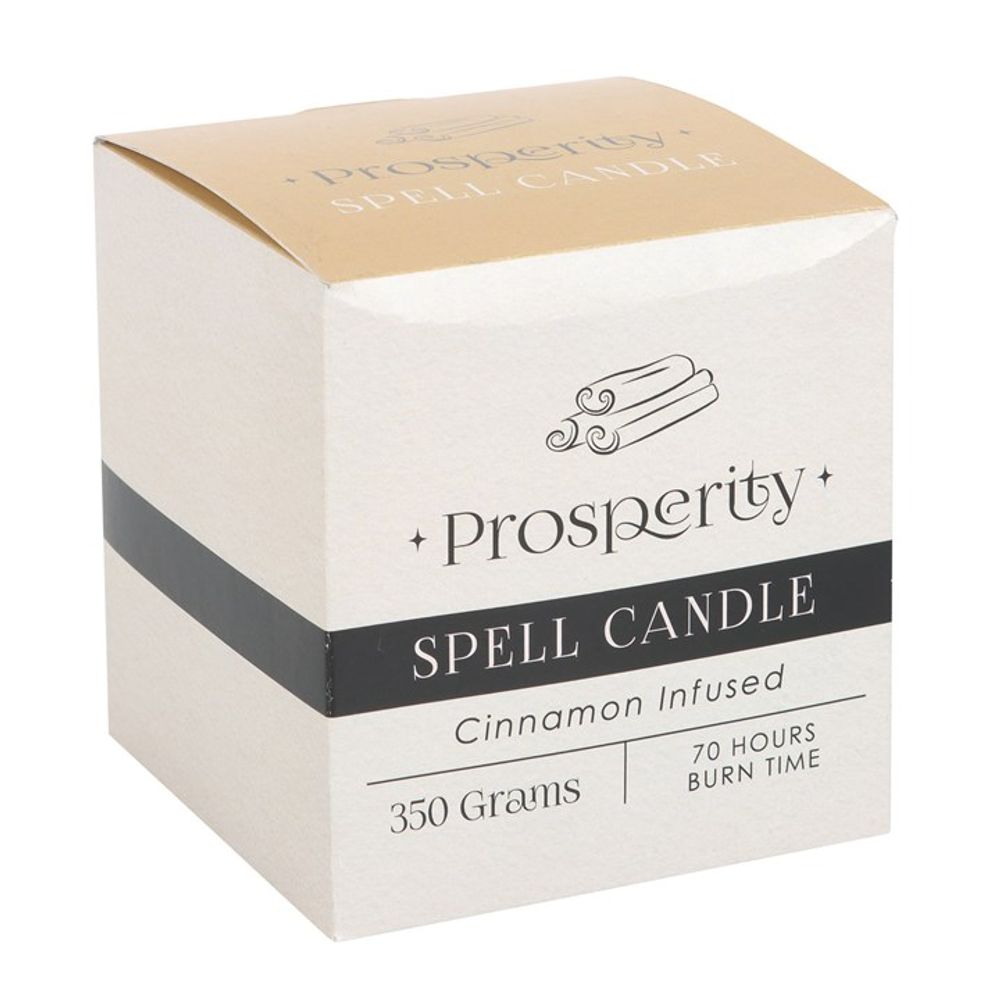 Cinnamon Infused Prosperity Spell Candle