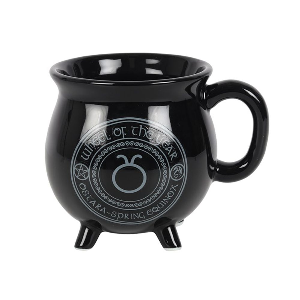 Ostara Colour Changing Cauldron Mug by Anne Stokes