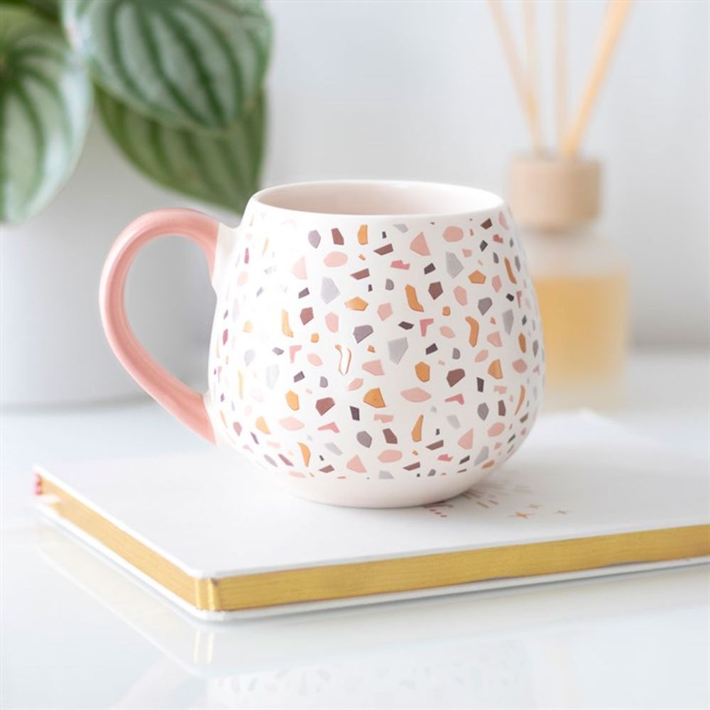 Terrazzo Print Rounded Mug