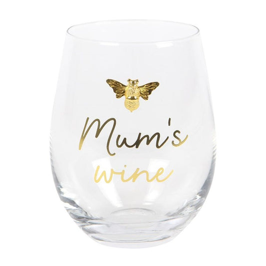 Mum's Wine Stemless Wine Glass