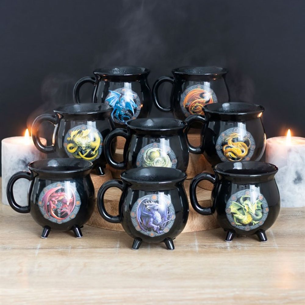 Ostara Colour Changing Cauldron Mug by Anne Stokes