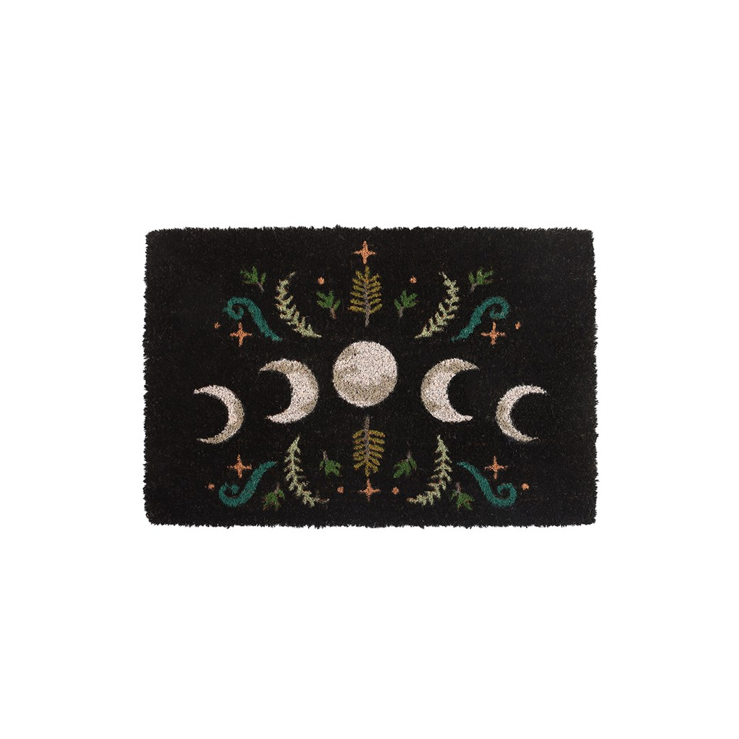 Black Dark Forest Moon Phase Doormat - Image 2