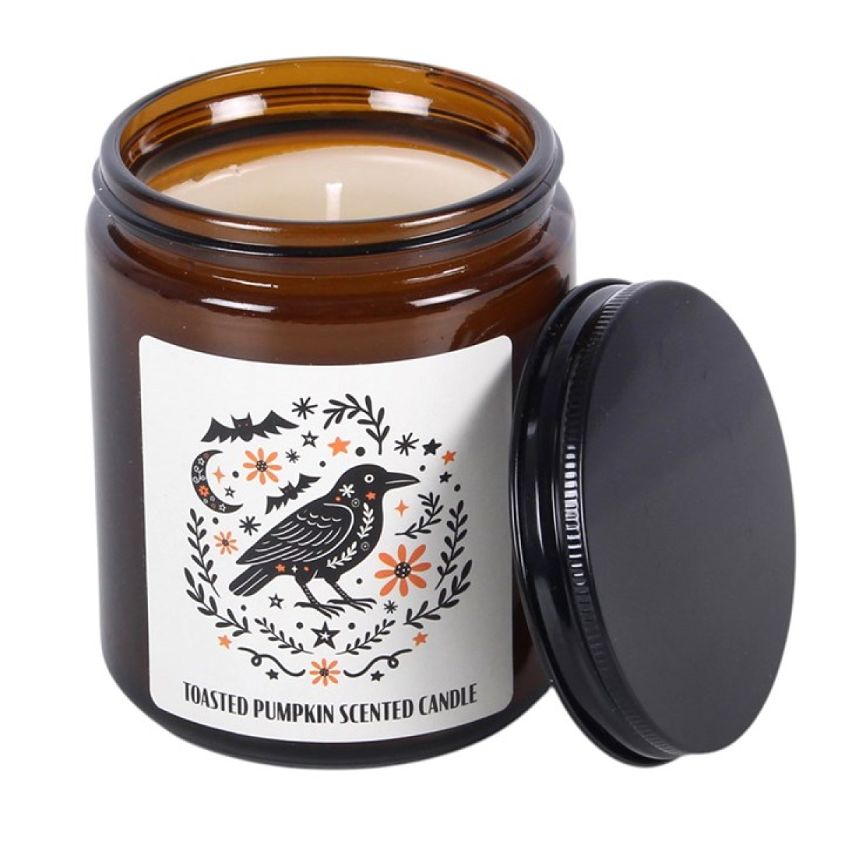 Frightful Folk Raven Toasted Pumpkin Scented Candle - Image 3