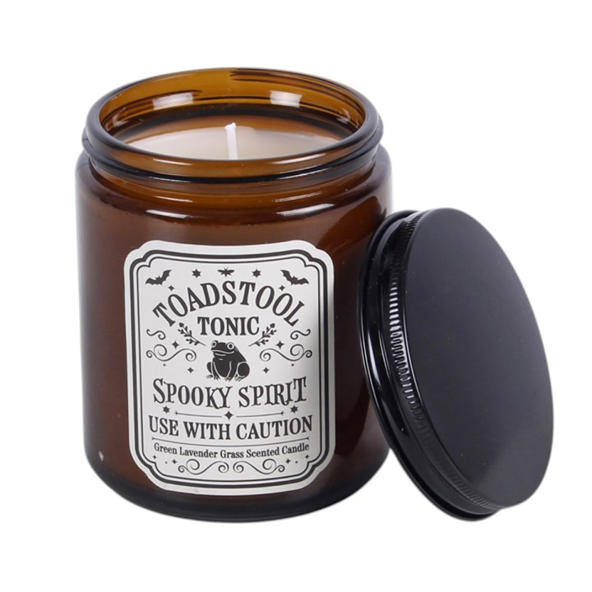Toadstool Tonic Lavender Grass Candle - Image 3