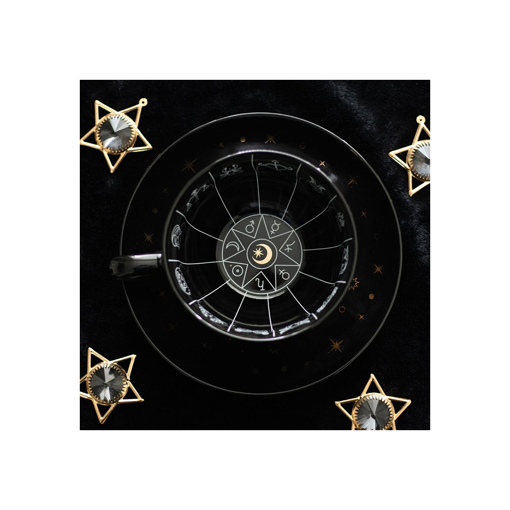 Astrology Tea Leaf Reading Cup & Saucer - Image 2