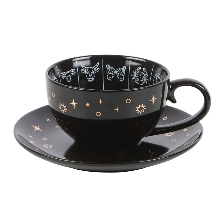 Astrology Tea Leaf Reading Cup & Saucer
