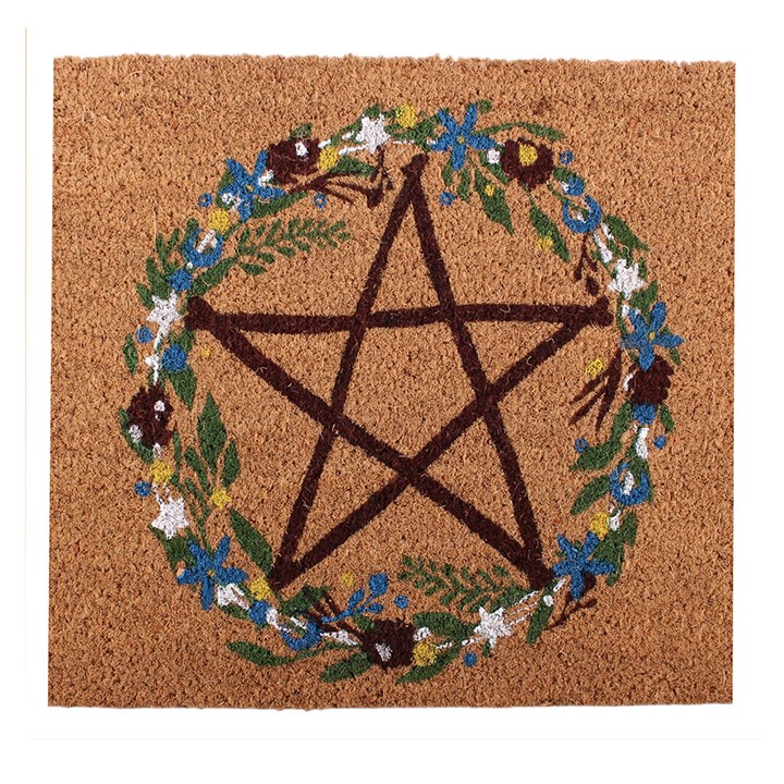 Natural Solstice Wreath Doormat - Image 3