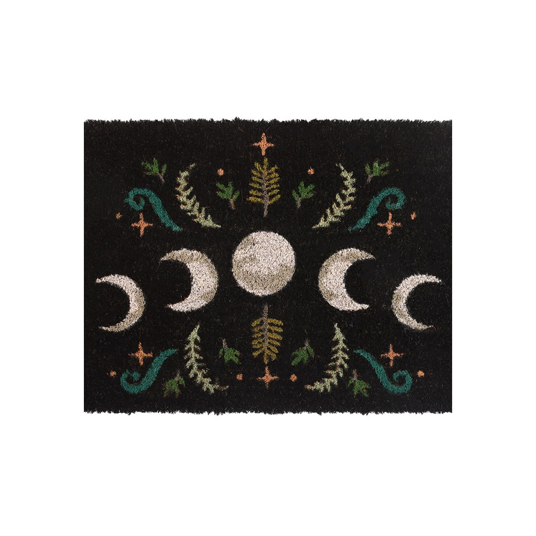 Black Dark Forest Moon Phase Doormat - Image 3