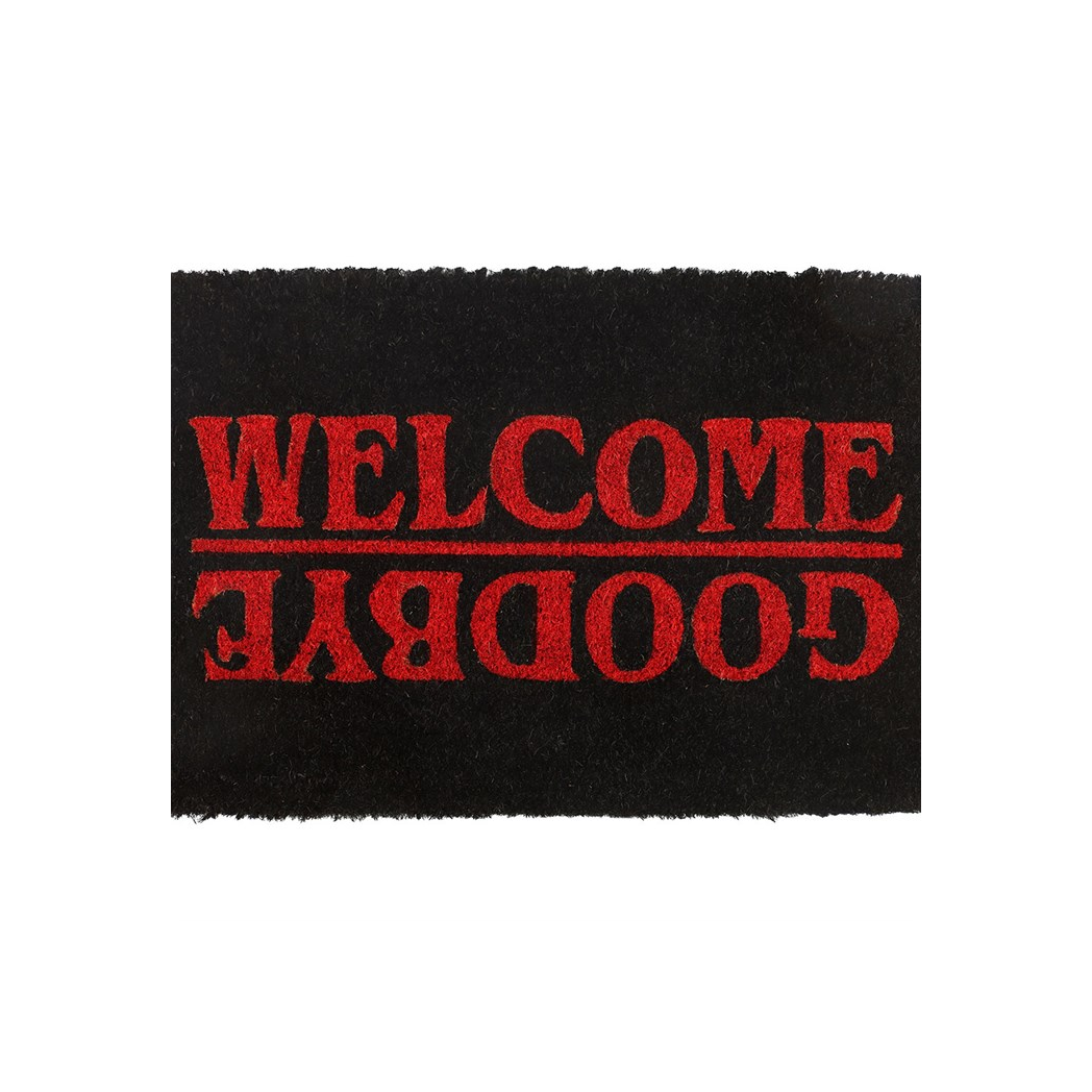 Black Welcome Goodbye Doormat - Image 3