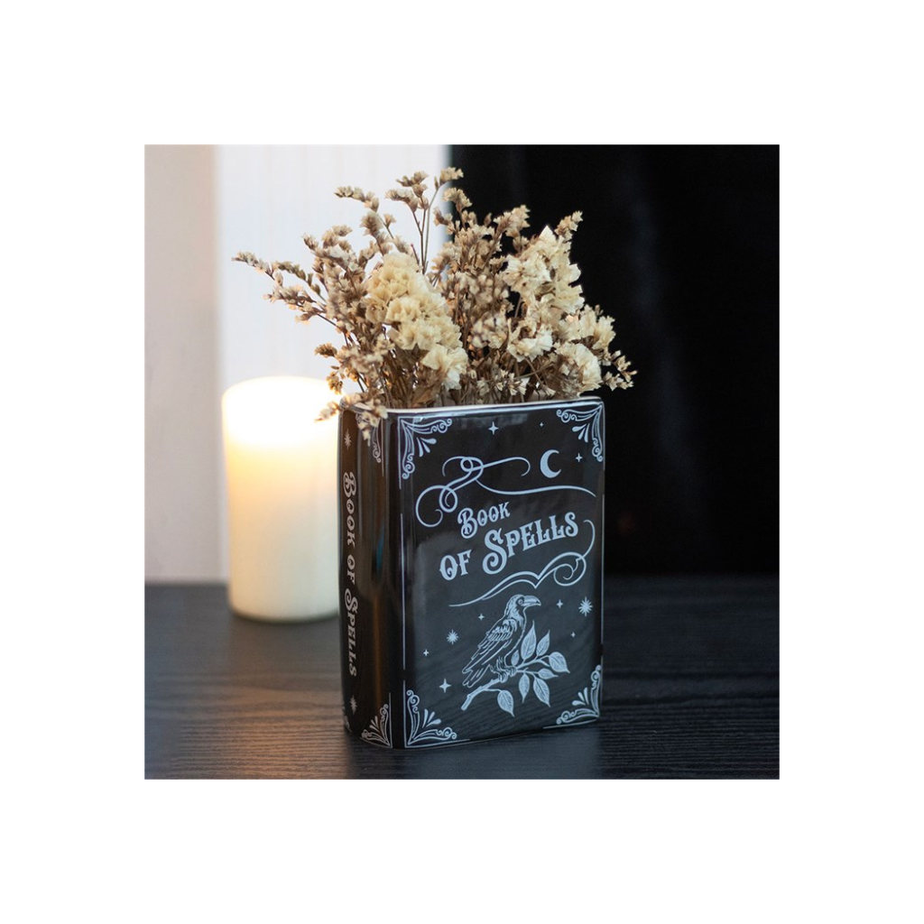 Book of Spells Ceramic Flower Vase